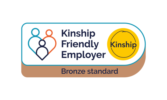 Kinship Friendly Employer bronze standard logo.