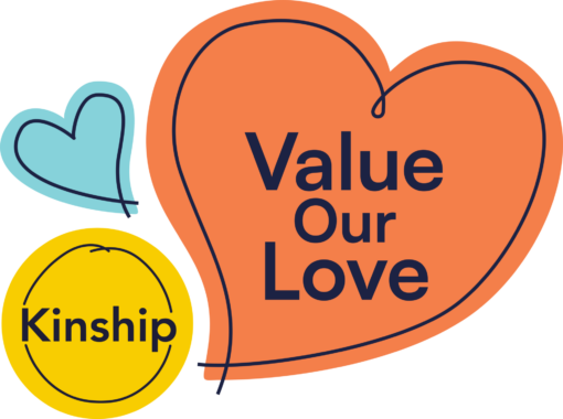 Kinship's Value Our Love campaign logo